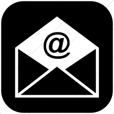 Icono de Email Negro