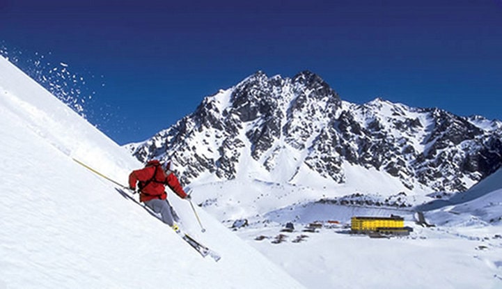 Portillo Ski Slope Chile