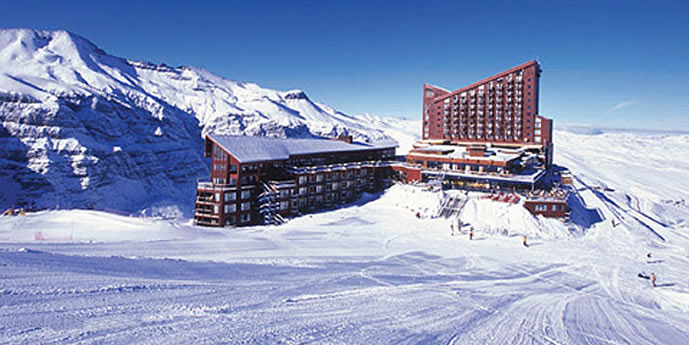 Centro de Esqui Valle Nevado no Chile